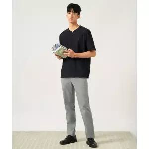 매장정품 BEANPOLE 빈폴 MEN 폴리 치노 스탠다드핏 팬츠 카키 BC5721C43H 1193748