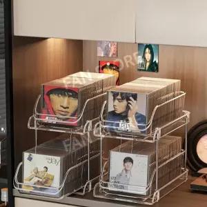 cd수납 시다장 아크릴 진열 꽂이 cd 정리 진열장 선반 CD