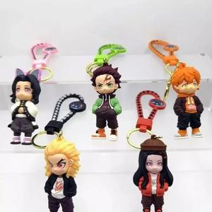귀멸의칼날키링 귀칼 귀멸의칼날 키링 피규어 열쇠고리 귀살대 탄지로 렌고쿠 젠이츠 네즈코