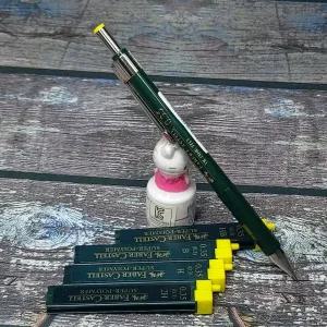 0.3mm 파버카스텔 촉보호 심경도 제도샤프 +심 수입 문구반점 연필 고급펜 필기구 제도 펜 드로잉