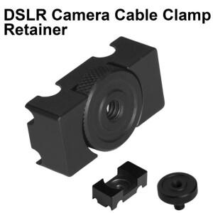DSLR 카메라 디지털 USB 케이블 블록 잠금 클립 클램프  삼각대 퀵릴리즈 플레이트 테더링 마운트