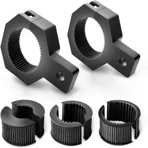 Nilight 90023B 2팩(표준) 마운팅 브래킷 키트 LED 오프로드 라이트 버티컬 바 튜브 클램프 루프 롤 케이지