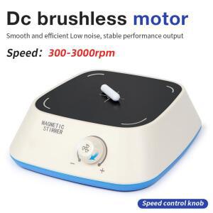 교반 막대가 있는 미니 마그네틱 교반기, 액체 믹서, 3000RPM 브러시리스 DC 모터, 실험실 용품, 3L