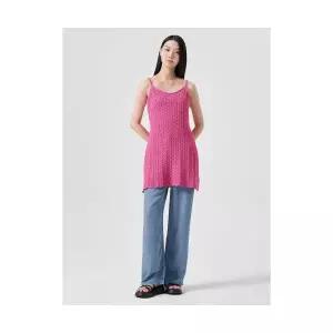 매장정품 에잇세컨즈 8SECONDS 포인텔 슬리브리스 원피스 핑크 (114571ES1X) 114571ES1X 629899