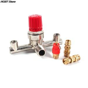 호환 합금 컴프레서 스위치 압력 조절기 밸브  배출구 튜브 피팅 부품 슈트 피스톤