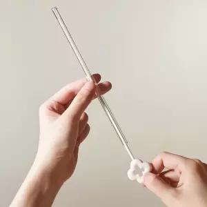 젖병솔 실리콘 빨대 세척솔 텀블러 미니 튜브 청소솔 아기 젖병 빨대컵 세척 브러쉬