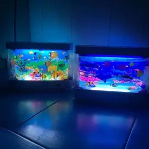 고양이 물멍 냥플릭스 1. 어항 움직이는 LED 물고기