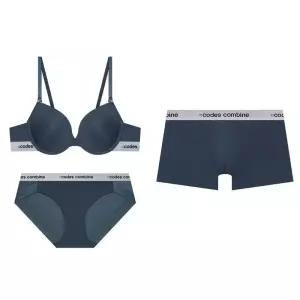 [매장정품] 코데즈컴바인 이너웨어 베이직 남녀커플 브라+팬티+드로즈 세트 (CEWBRBPDR961BG)