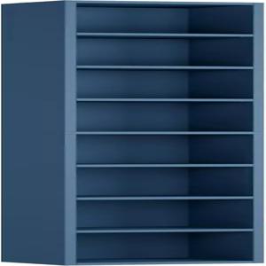 FOTOSOK 8단 미디어 타워 랙 11.6 X 9.3 70.9 인치 CD DVD 슬림 수납장 조절 가능한 선반 홈 오피스용 키가