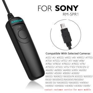 AODELAN RS-S8 유선 원격 스위치  소니호환 A7RV A6500 RX10 FX3 ZV-1  멀티 터미널 커넥터 포함