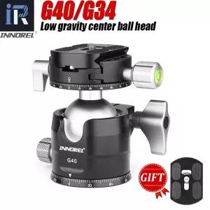 호환  저중심 삼각대 볼헤드 더블 U 노치 볼헤드 모노포드 DSLR 카메라용 퀵 릴리즈 플레이트
