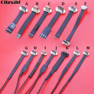 마이크로 USB C타입 커넥터  FPC 2 핀  3 핀 W  저항 R1 소프트 플랫 케이블  수 충전 휴대폰 핸드폰용 고