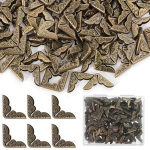 타이섬 150PCS 메탈 북 코너 프로텍터, 레트로 프로텍터 사용 스크랩북 사진 앨범 노트북 폴더 보관함 포함