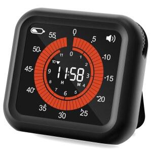 [미국배송] MEESMEEK 디지털 비주얼 타이머 - 볼륨과 밝기를 조절할 수 있는 대형 디스플레이 마그네틱 카운트다운 타이머 주방 교실 학습 시간 관리 시니어 및 교사를 위한 11H59M 메모리 기능