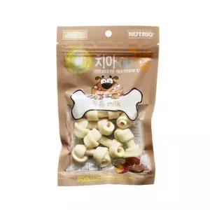 뉴트리오 국내산 치아에 좋은 강아지껌 우유 80gX10개