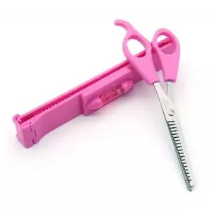 세트/ 미용 앞머리자르기/ 헤어컷팅 숱가위 틴닝가위+수평집게 셀프