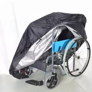 햇빛 커버 초경량 전동휠체어 우비 여행용 스쿠터 사계절 바퀴 덮개 [fFLEPP4]