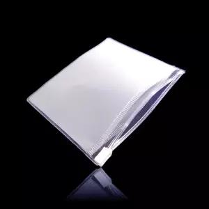(BM) 반투명 실속 PVC 지퍼백 파우치 11cmX9cm 50매 파우치 비닐팩 지퍼백