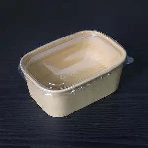 NK 크라프트 샐러드 용기 세트 직사각 880ml 300세트