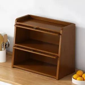 원목 서랍형 주방 미니 미닫이 카페 가구 그릇 선반 진열장