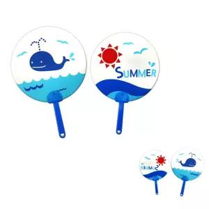 부채 미술놀이 어린이집 유치원만들기 원형 꾸미기 여름 방과후 돌봄교실 DIY 세트x10개