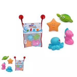 바다동물 완구 톨로스플래시 욕조 아기목욕 4종 물놀이장난감 물총
