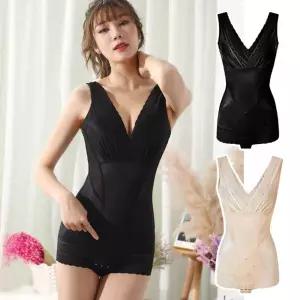 한번에 원킬 올인원 여성 속옷 뱃살 바디쉐이퍼 바디수트 몸매보정 [f7E9DD2]