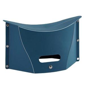 포데어 접이식 의자 휴대용 경량 캠핑 하이킹 의자, 낚시 투어용 소형 여행 BBQ 파티 지하철 스쿼티 변기(다크 블루)