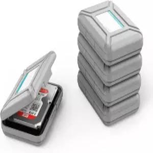 5팩 요타마스터 3.5인치 휴대용 HDD 케이스 / 외장 하드 드라이브 -Gray