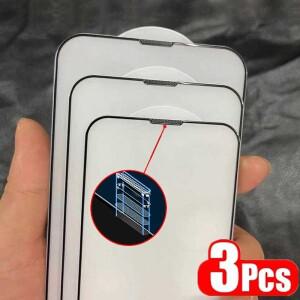 3피스 스피커 먼지 필터 화면 보호기 iphone 호환 16 15 14 Plus 13 12 mini 11 Pro Max X Xs XR SE 9H 강