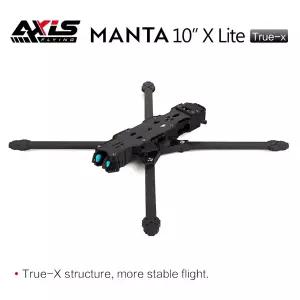호환  Axisflying MANTA10 Lite 10인치 FPV 프리스타일 드론 Ture X 프레임 키트 402mm 휠베이스 T700 카본