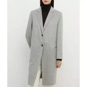 매장정품 SHESMISS 쉬즈미스 울 체크 싱글 코트 (SWHCTP42210) 1136881