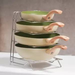 스텐 304 시그니처 후라이팬정리대 거치대