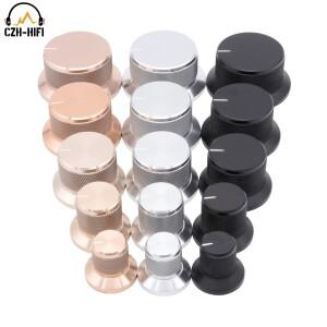 오디오 손잡이 가공 된 단단한 알루미늄 증폭기 전위차계 CD DAC 스피커 턴테이블 라디오 볼륨 조절 DIY