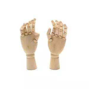 [문구/오피스] 손모양 나무 관절 인형 18cm 인형손 관절손 나무 인테리어 소품 그림