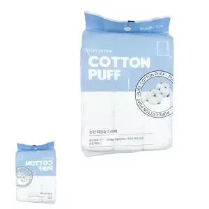 뮤 미용 사무용품 버블톡 헤어 순면 화장솜 240매 생활개인위생