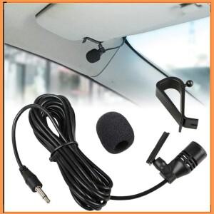 차량용 마이크 5m 롱 스테레오 SM 로터스 3.5mm 모노 잭 플러그 오디오 내비게이션 유선 클립 외부 와이어