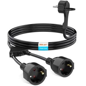 Eu 스트레이트/풀 링 플러그 연장 코드 확장 소켓 4000W 16A 250V IP44 가정용/실외/산업용에 적합