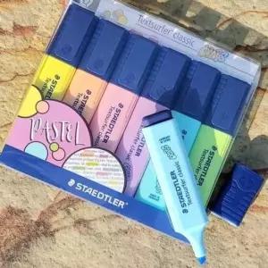 스테들러형광펜 스테들러 Textsurfer classic 파스텔 형광펜 A 6색Set