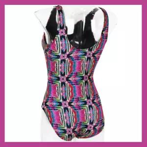 강습 시니어 예쁜 수영복 브랜드 에스닉패턴 브라캡내장형 아쿠아로빅 u백 엄마수영복 편한핏