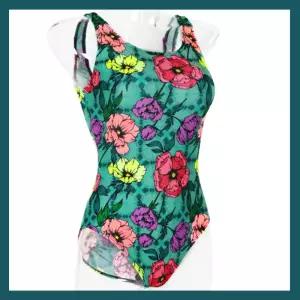 강습 시니어 예쁜 수영복 브랜드 플라워민트 브라캡내장형 아쿠아로빅 u백 엄마수영복 스파온천