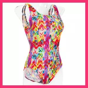 강습 시니어 예쁜 수영복 브랜드 버티컬레드 브라캡내장형 아쿠아로빅 u백 엄마수영복 수영강습