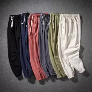 고무줄바지 일상복 데이트룩 코디 남성 린넨 세미 와이드 긴바지