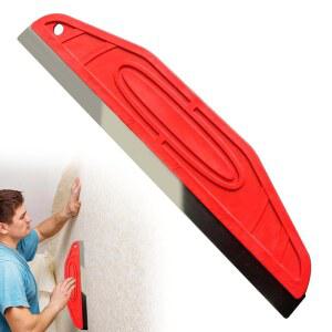 페인트 가드 트림 스테인리스 스틸 스트레이트 에지 도구 빨간색 실드 측정 벽 벽지 세라믹 타일 페인트용 도구에서 1PCS 커팅