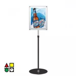 [문구] 보급형 자석부착식 포스터스탠드 A3 SMMP 02BK 웰컴보드 메뉴판 안내판 표지판 광고판