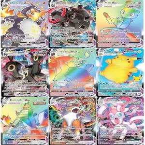 포켓몬 카드 Vmax 번들 3종 - 시크릿 레어 1종 중복 없음 부스터 팩