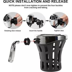 바이크 오토바이컵홀더 거치대 할리 데이비슨 로드 킹 일렉트라 글라이드 스포츠스터 다이나 소프테일 오토