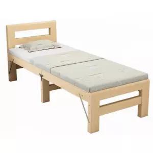 접이식 원목 보조침대 브레임 간병인 간이 확장형 200x30x40