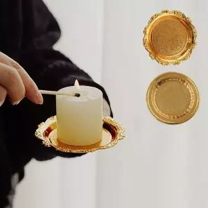 캔들홀더 소품 트레이 받침대 빈티지 인테리어 메탈 URY3+5Vzf