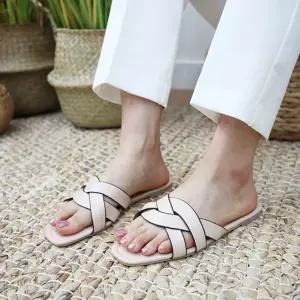 여자 여름 꼬임 스트랩 샌들 슬리퍼 패션 슈즈 olK8+2xTb